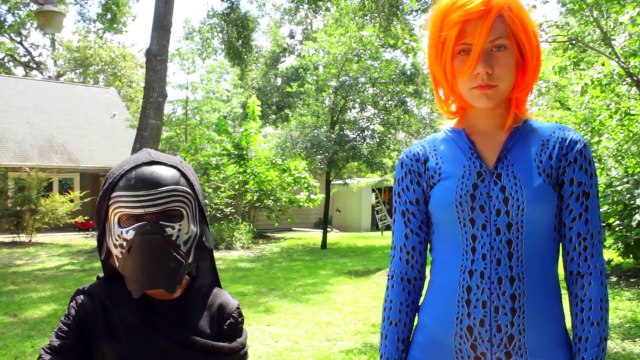 New Kids X-men Mystique takes the powers w frog, superhero real life movie fun comic SuperHeroKids