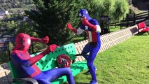 Superheroes Battle Compilation In Real Life: Soap Bubble Tricks With Spiderman for Kids