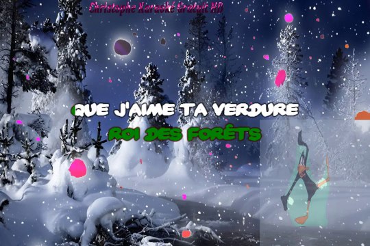 Chant de Noël - Mon beau sapin KARAOKE / INSTRUMENTAL