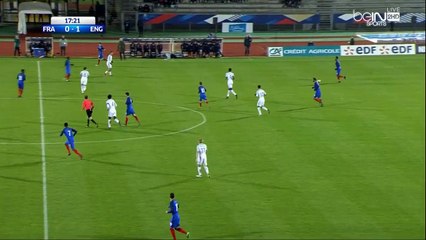 L'égalisation de Moussa Dembele contre l'Angleterre sur une ouverture lumineuse !