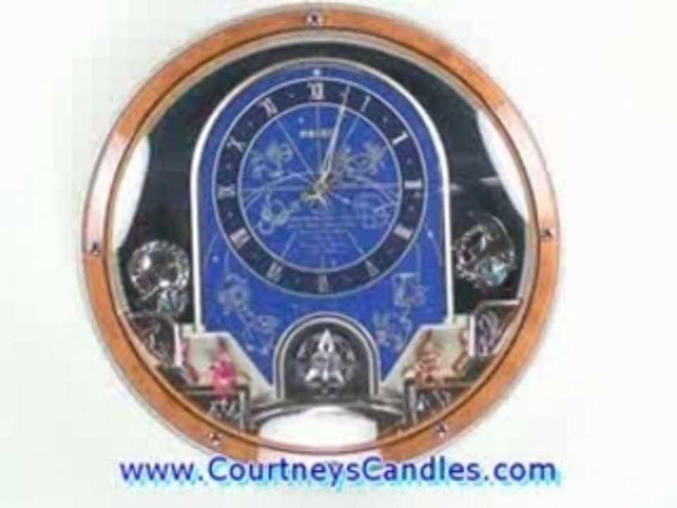 Seiko QXM137BRH Melodies in Motion Clock