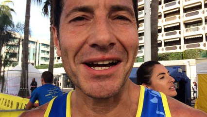 David Lisnard: " C'était important de courir ce marathon-là"