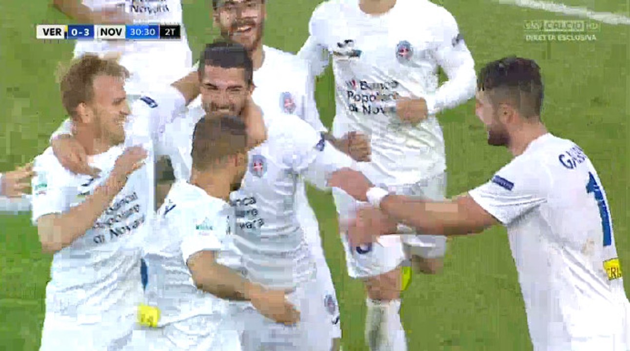 Paolo Farago Goal HD - Hellas Verona 0-3 Novara - 13.11.2016
