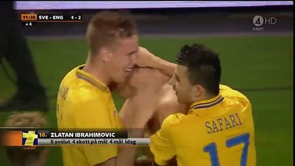 Best soccer goal ever - Zlatan Ibrahimovic Sweden vs England - Bicycle goals kick in HD