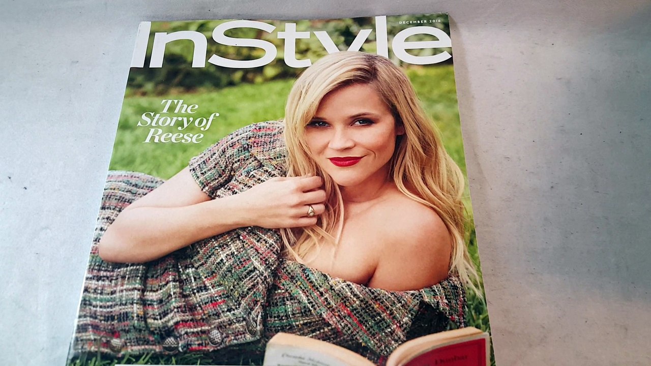 InStyle Magazine December 2016 Cover Reese Witherspoon