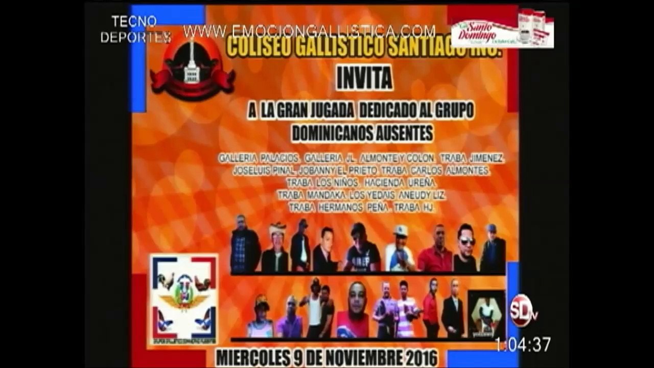 PROGRAMA-TECNODEPORTES-JUEVES-10-11-2016-COL.SANTIAGO por Manuel Perello