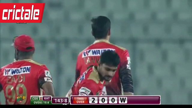 BPL Highlights 2016 - Sohal Tanvir 3 Wickets - Comilla Victorians v Khulna Titans
