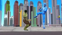 Blue Spiderman Vs Hulk Epic Rap Battle Singing Finger Family Nursery Rhymes For Children