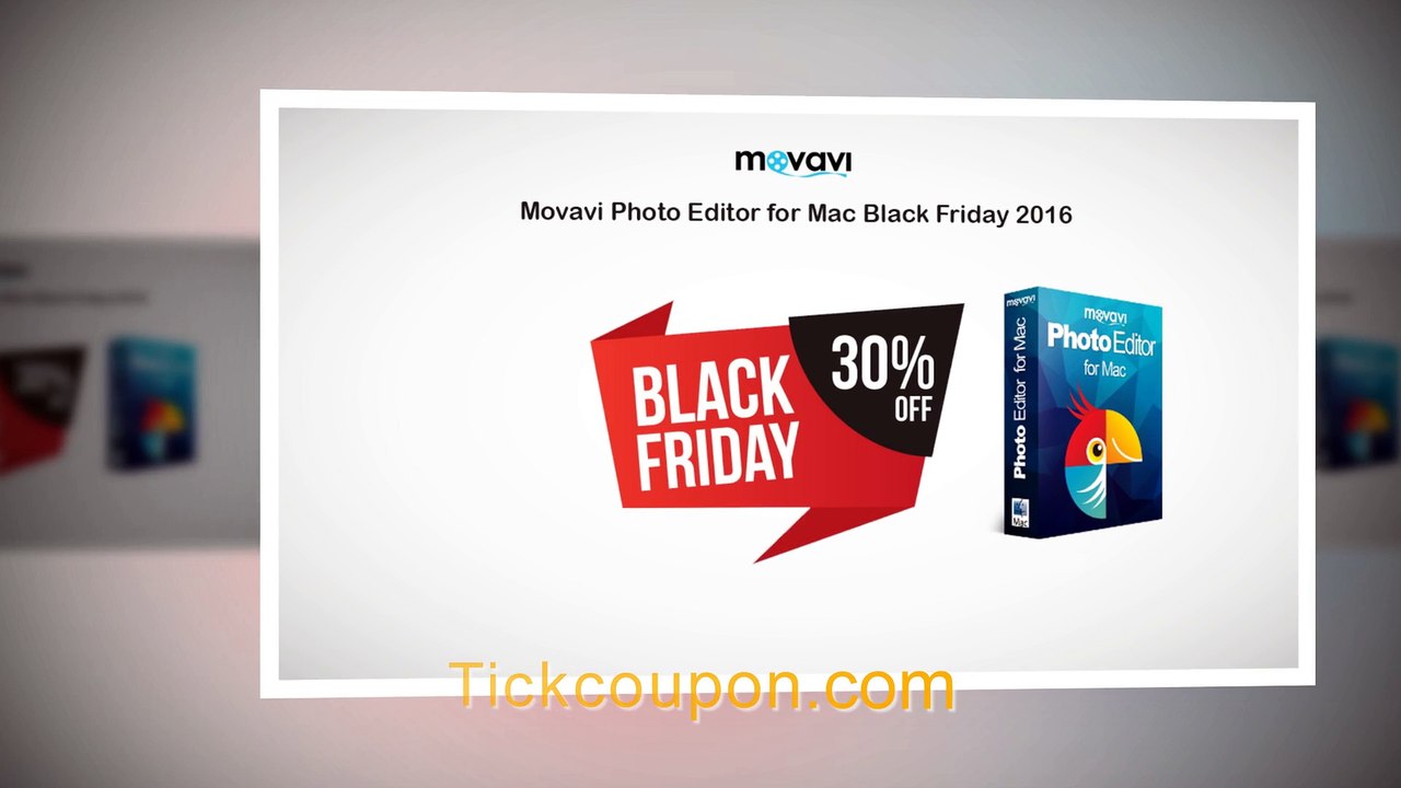 30% OFF Movavi Photo Editor for Mac Black Friday 2016