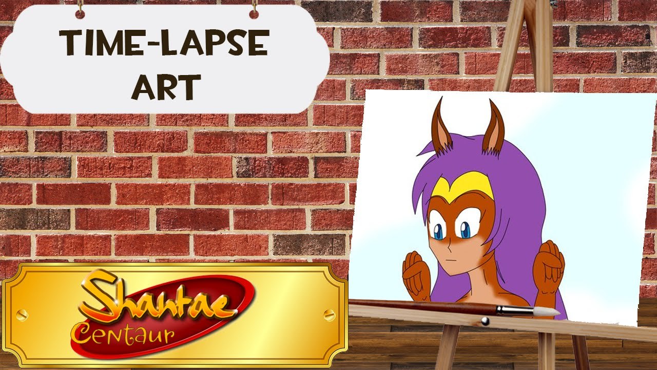 Time-Lapse Art - Shantae Centaur