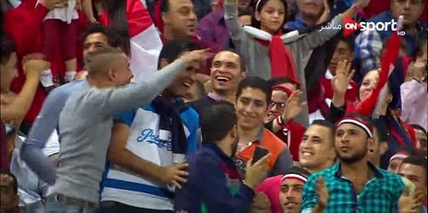 اللحظات الأولى لمباراة مصر وغانا