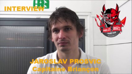 HH Interview 2016-11-10 Jaroslav Prosvic Capitaine Diables Rouges Briançon - D1 - Clermont VS Briançon