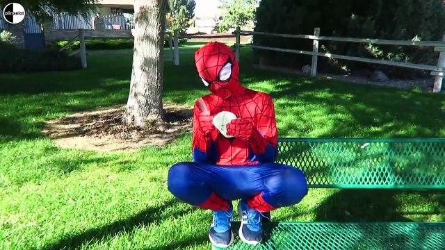 Spiderman & Frozen Elsa vs JOKER CANDY PRANK! BAD BABY! Pink Spidergirl, Batman, Superman Superhero