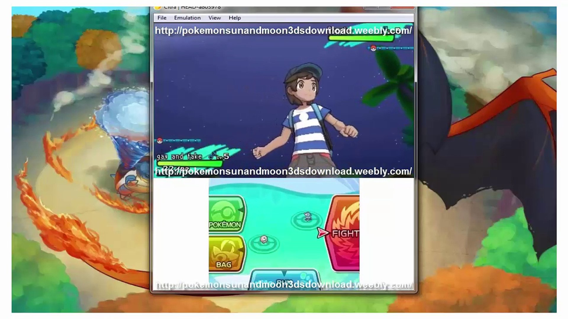 Mestre do Mediafire 🔥 on X: Pokémon Ultra Sun e Ultra Moon (3ds, ou  emulador citra todos abrindo e funcionando) Pokémon Ultra Sun 🏝️🌅:   Pokémon Moon🏝️☪️: (dividido em partes) Parte1