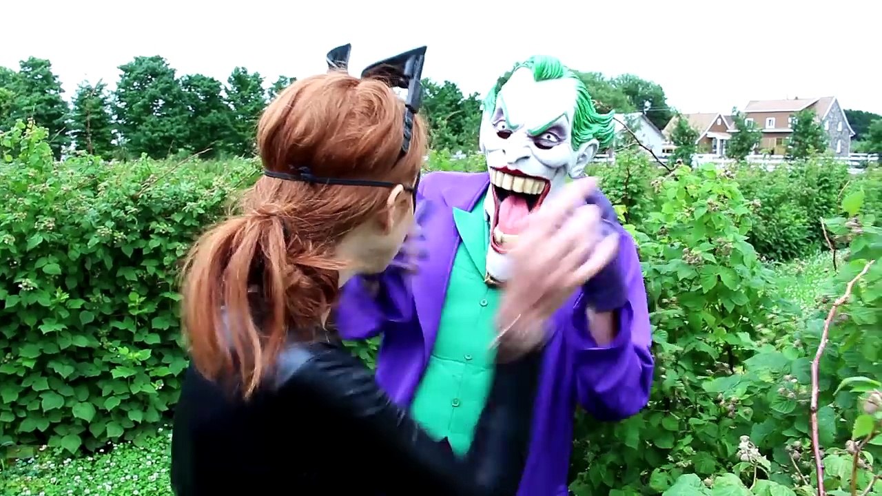 Is Spiderman ok? w/ Frozen Elsa Joker Maleficent Poison Ivy Catwoman Venom! Funny Superhero Video :)