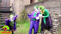 FROZEN ELSA SPIDERMAN WATER BALLOON Prank w Bad JOKER Bad Baby Joker Funny Superhero Video 4K