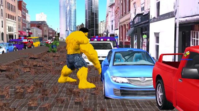 Red Hulk Vs HUlk & Yellow Hulk Vs Hulk Cartoons For Children Finger Family Nursery Rhymes