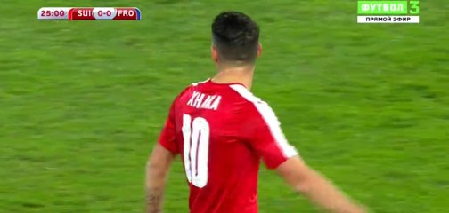 Granit Xhaka Amazing Shoot - Switzerland 0-0 Faroe Island