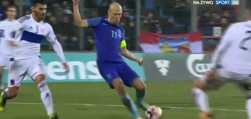 Arjen Robben Goal HD - Luxembourg 0-1 Netherlands