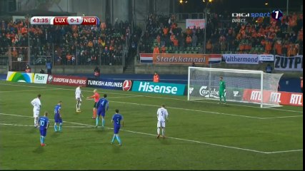 Maxime Chanot Goal HD - Luxembourg 1-1 Netherlands - 13-11-2016