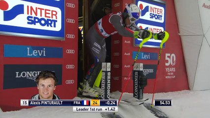 Levi - La 2e manche de Pinturault et Grange