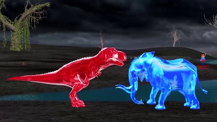 Elephant Vs Dinosaur Fight | Crazy Animals | Gummy Elephant Vs Gummy Dinosaurs Epic Rap Battles