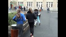 Flashmob des'eleves de broussais pour aller aux championnats du monde de Hand