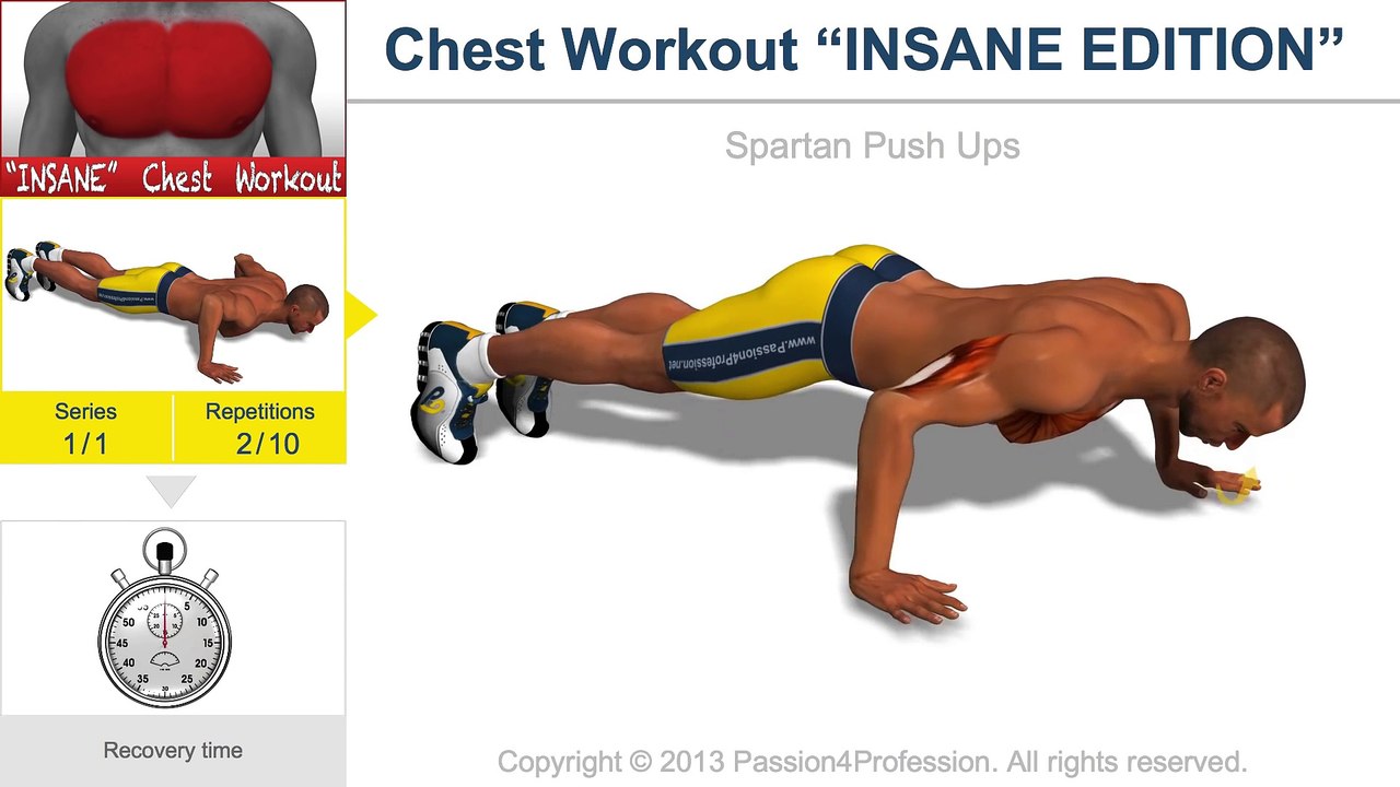 Chest Workout  INSANE EDITION  - No Music