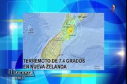 VIDEO: Terremoto de 7.8 grados sacude Nueva Zelanda