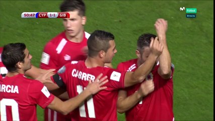 Lee Casciaro Goal HD - Cyprus 1-1 Gibraltar -  13-11-2016