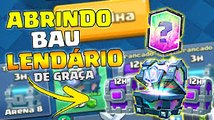 Abrindo baú lendàrio no clash royale (Abrindo baús)