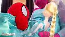 SPIDERGIRL Wedding Dress Pink Spidergirl with Spiderman Frozen Elsa Spiderbaby Superheroes Real Life