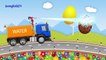 Trucks for kids. Water Truck. Chocolate Eggs. Learn Colors. Cartoon for children.-h9F1jvX7W70
