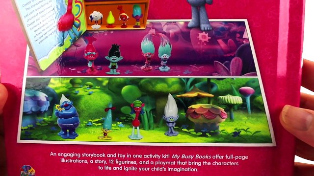 DREAMWORKS TROLLS MOVIE TOYS MY BUSY BOOKS WITH CHARACTERS POPPY BRANCH DJ SUKI AND MORE-OVUCofVhXdM