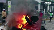 Violentas protestas por secuestro de sacerdote en México