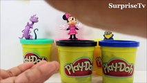 Disney Play Doh Surprise Eggs Minnie Mouse Minions Pinocchio Peppa Pig Monsters INC new