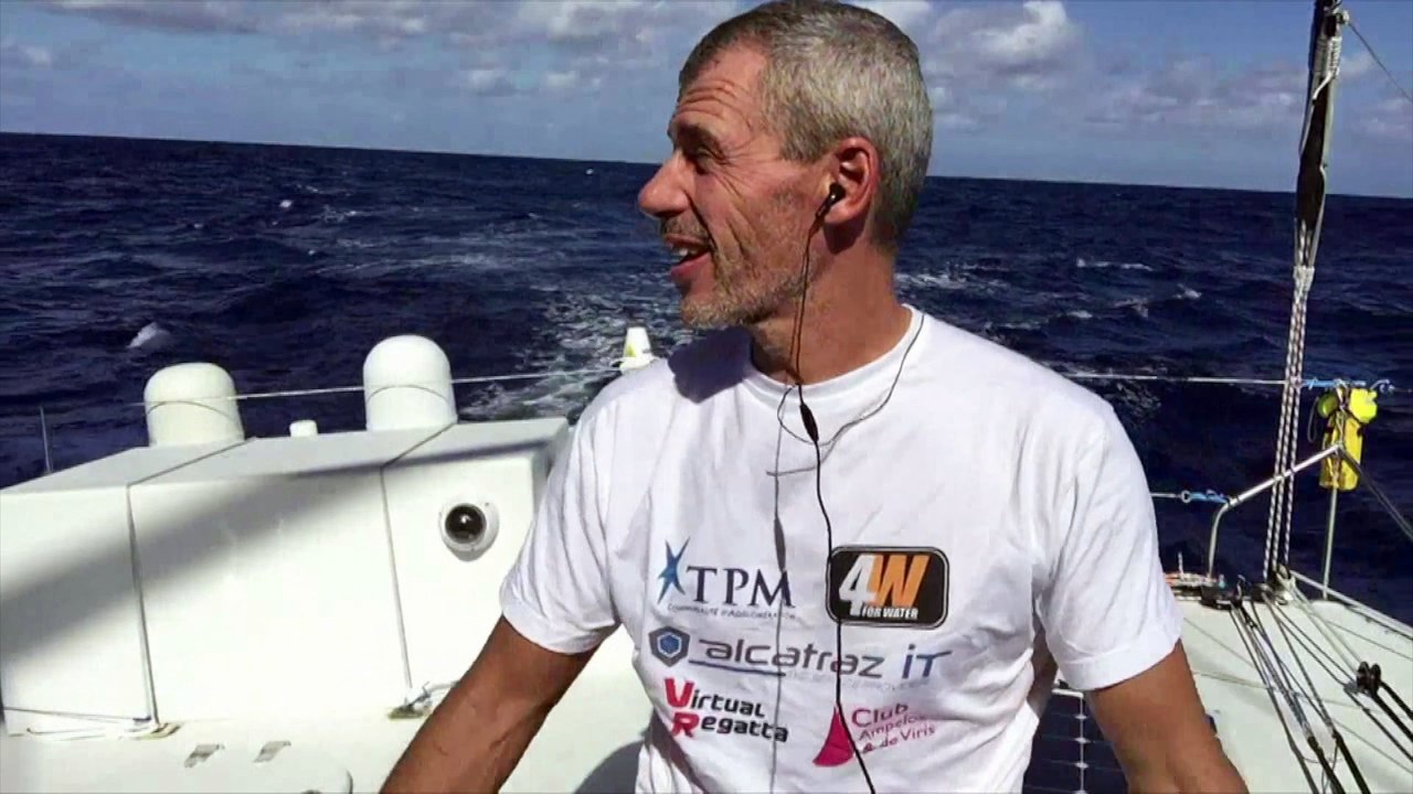 "Bienvenue au bureau" de Sébastien Destremeau / Vendée Globe