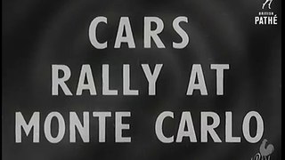 1949 Cars Rally At Monte Carlo