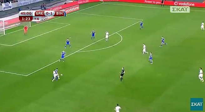 Απίστευτη χαμένη ευκαιρία Μήτρογλου Ελλάδα-Βοσνία