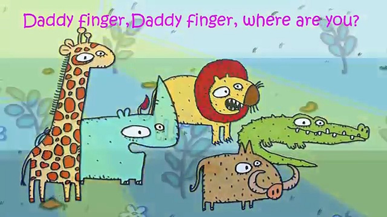 Wild African Animals Finger Family / Nursery Rhymes – Видео Dailymotion