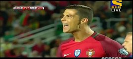 Cristiano Ronaldo Penalty Miss HD - Portugal 1-0 Letonia 13.11.2016