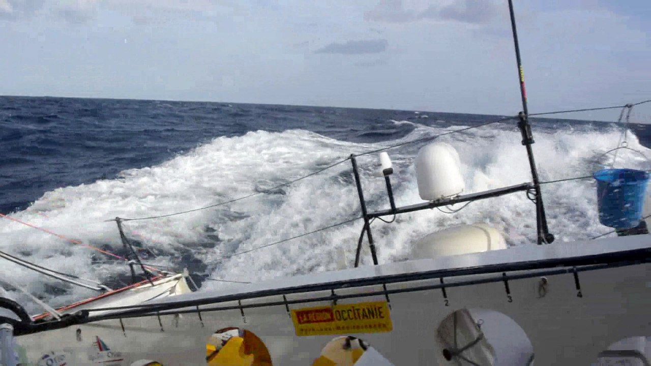 Kito De Pavant au large des îles du Cap Vert / Vendée Globe