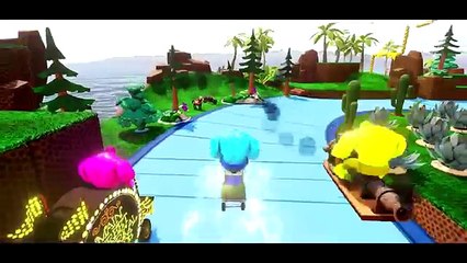 Невероятные Цветные Халки гонки с мигалкой, интересный мультик игра для детей