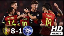 All Goals & highlights - Belgium 8-1 Estonia 13.11.2016ᴴᴰ