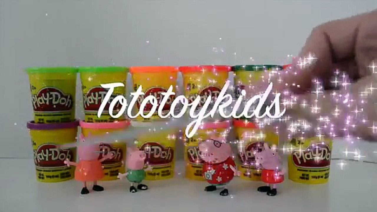 Pig George e Familia Peppa Pig e Massinha de Modelar Play doh Fazendo Celular Iphone!!! Em Portugues
