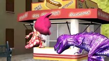Dinosaurs Movies For Children | 3D Pig Cartoons For Children | Dinosaur 3D Animation | Pig Fight