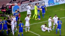 Edin Dzeko & Kyriakos Papadopoulos RED CARD HD - Greece 0-1 Bosnia & Herzegovina - 13-11-2016