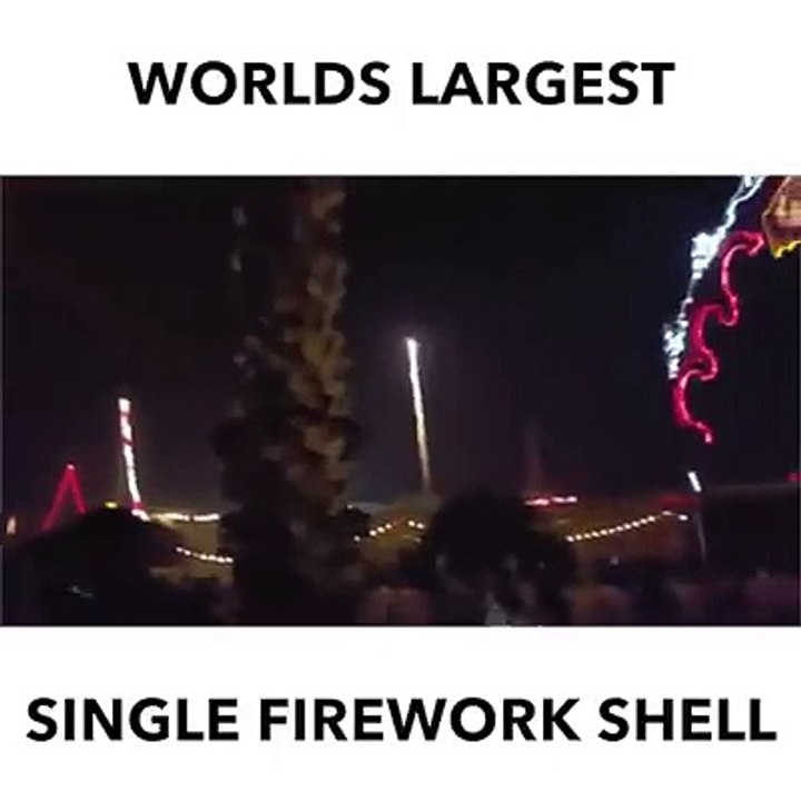 Largest Fire Work ever