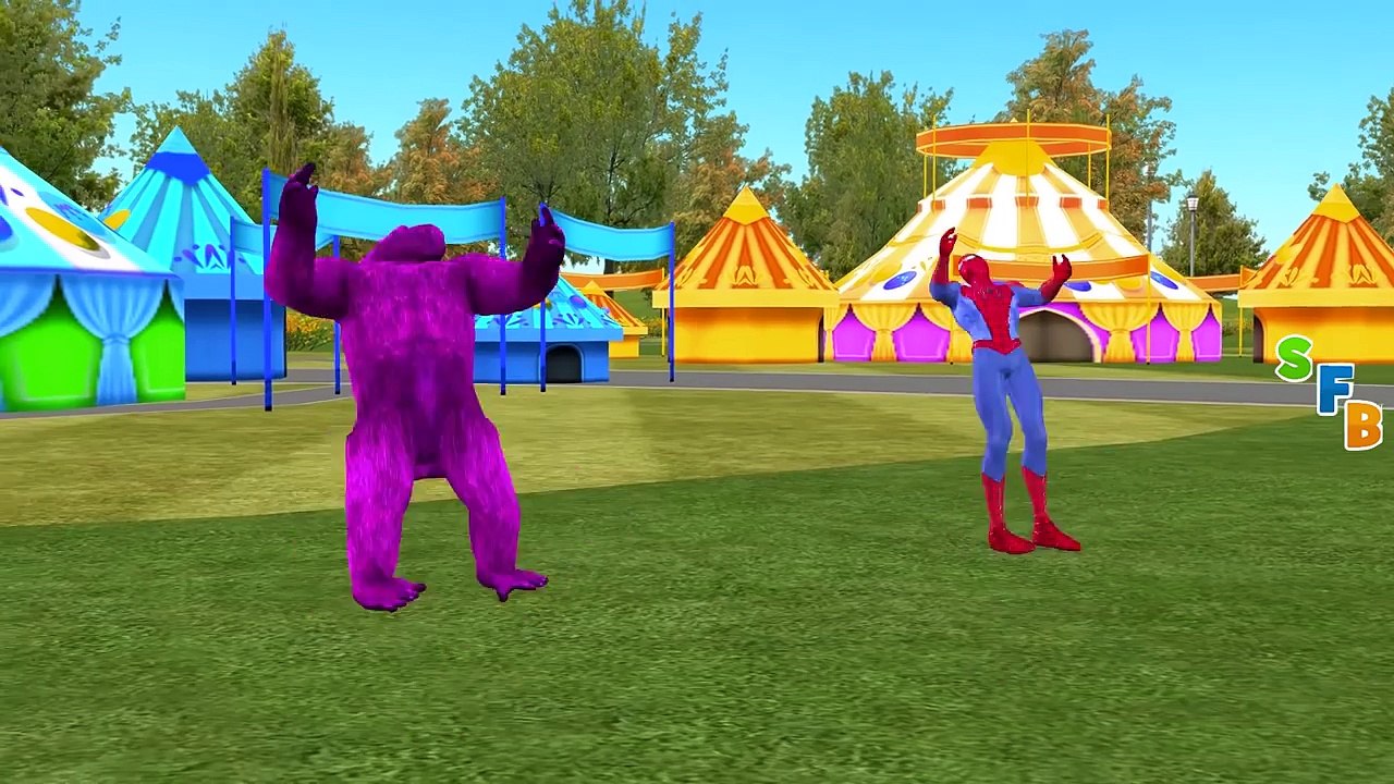 Crazy King Kong Vs Spiderman Fight | King Kong Compilation Video | King Kong Attacks Spiderman