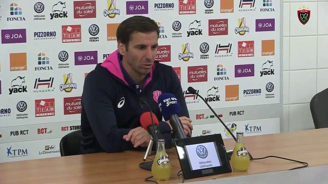 Après-match Toulon-Stade Français - TOP14 J11 - Gonzalo Quesada